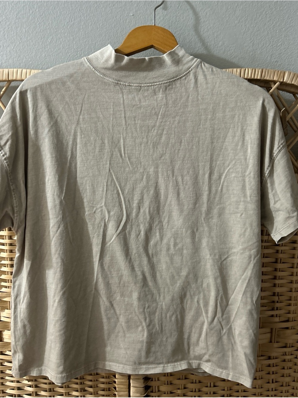We The Free Ladies 100% Cotton Mock Neck Tshirt Size XSmall